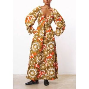 NWOT Mara Hoffman Maxi Floral Long-Sleeve Ophelia Dress